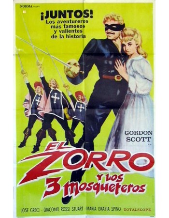ZORRO E I TRE MOSCHETTIERI