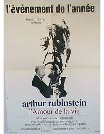 L'AMOUR DE LA VIE - ARTUR RUBINSTEIN