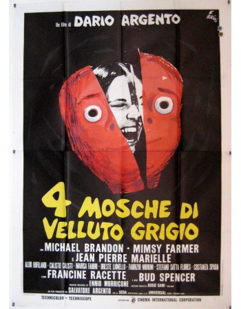 4 MOSCHE DI VELLUTO GRIGIO
