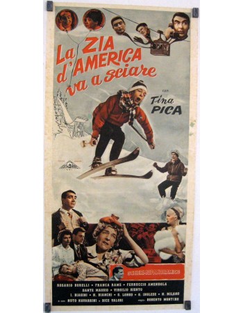 LA ZIA D AMERICA VA A SCIARE