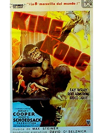KING KONG PRINT poster repr.