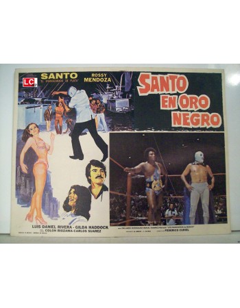 SANTO EN ORO NEGRO