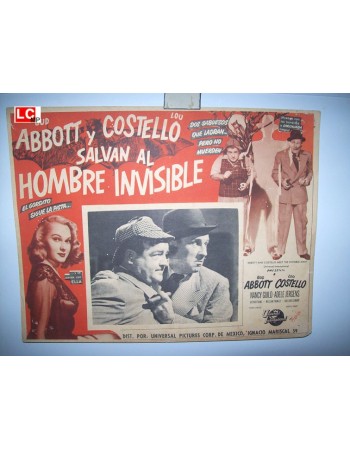 ABBOTT & COSTELLO MEET THE INVISIBLE MAN
